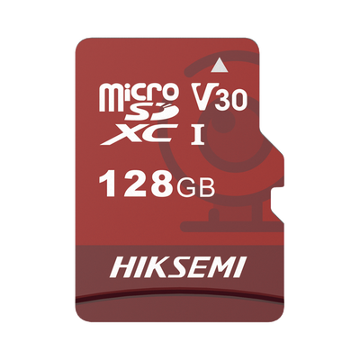 HIKSEMI BY HIKVISION - Memoria microSD / Clase 10 de 128 GB / Especializada Para Videovigilancia (Uso 24/7) / Compatibles con cámaras HIKVISION y Otras Marcas / 95 MB/s Lectura / 50 MB/s Escritura