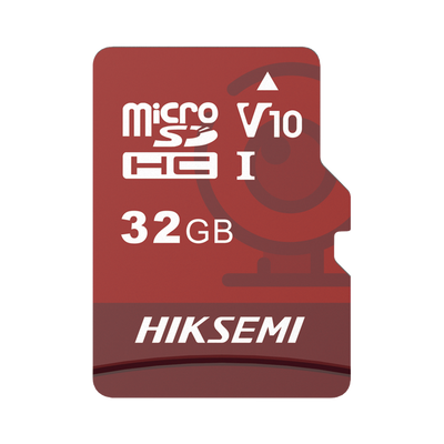 HIKSEMI BY HIKVISION - Memoria microSD / Clase 10 de 32 GB / Especializada Para Videovigilancia (Uso 24/7) / Compatibles con cámaras HIKVISION y Otras Marcas / 95 MB/s Lectura / 25 MB/s Escritura