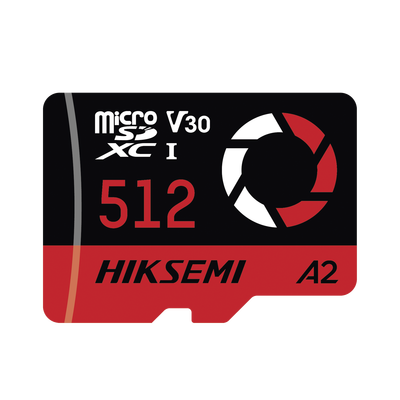 HIKSEMI BY HIKVISION - Memoria MicroSD / Clase 10 de 512 GB / Especializada Para Drones Comerciales, Cámaras de Fotografía y de Video / 180 MB/s Lectura / 150 MB/s Escritura