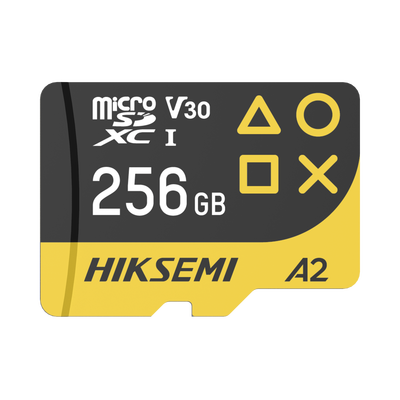 HIKSEMI BY HIKVISION - Memoria microSDXC / 256 GB / Velocidad 200MB/s Lectura / 150MB/s Escritura / V30 U3 A2 / Gaming / Compatibilidad Amplia