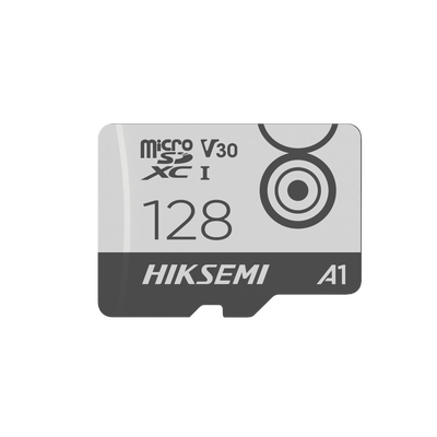HIKSEMI BY HIKVISION - Memoria MicroSD / Clase 10 de 128 GB / Especializada Para Videovigilancia Movil (Uso 24/7) / Soporta Altas Temperaturas / 95 MB/s Lectura / 55 MB/s Escritura