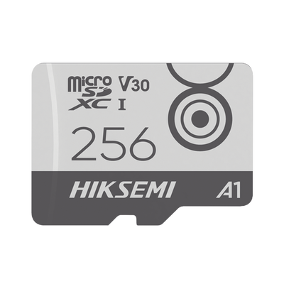 HIKSEMI BY HIKVISION - Memoria MicroSD / Clase 10 de 256 GB / Especializada Para Videovigilancia Movil (Uso 24/7) / Soporta Altas Temperaturas / 95 MB/s Lectura / 55 MB/s Escritura