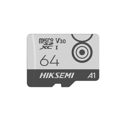 HIKSEMI BY HIKVISION - Memoria MicroSD / Clase 10 de 64 GB / Especializada Para Videovigilancia Movil (Uso 24/7) / Soporta Altas Temperaturas / 95 MB/s Lectura / 55 MB/s Escritura