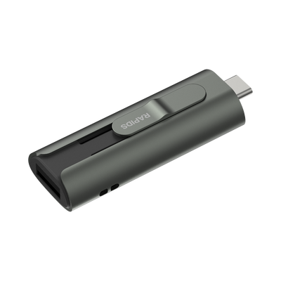 HIKSEMI BY HIKVISION - Memoria USB Dual impulsado por SSD Core / 256 GB / USB-C y USB-A / 1000 MB/s de Escritura