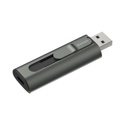HIKSEMI BY HIKVISION - Memoria USB Dual impulsado por SSD Core / 256 GB / USB-C y USB-A / 1000 MB/s de Escritura