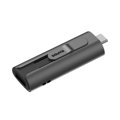 HIKSEMI BY HIKVISION - Memoria USB Dual impulsado por SSD Core / 256 GB / USB-C y USB-A / 560 MB/s de Escritura