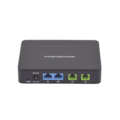 GRANDSTREAM - Adaptador para teléfono analógico (ATA) de 2 puertos FXS, Router integrado, Puertos Gigabit, diseñado para conectar sus dispositivos analógicos a una red VoIP