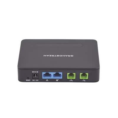 GRANDSTREAM - Adaptador para teléfono analógico (ATA) de 2 puertos FXS, Router integrado, Puertos Gigabit, diseñado para conectar sus dispositivos analógicos a una red VoIP