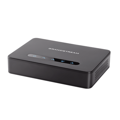 GRANDSTREAM - Adaptador para teléfono analógico (ATA) de 2 puertos FXS, Router integrado, Puertos Gigabit, diseñado para conectar sus dispositivos analógicos a una red VoIP