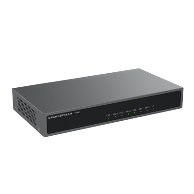 GRANDSTREAM - Gateway Analógico 4 FXO (Conectar Lineas Analógicas) / Puertos FXO y FXS / 3 Perfiles SIP / NAT / PoE / TR069 / Fax T.38 / 3 Vías Conferencia / AES / Failover SIP