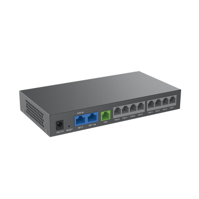 GRANDSTREAM - Gateway Analógico 8 FXO  (Conectar Lineas Analógicas) / 3 Perfiles SIP / 1 Puerto FXS / NAT de Alto Rendimiento / Soporte Lifeline / Fax T.38 / Cifrado AES / Failover SIP / Conferencia de Voz 3 Vías