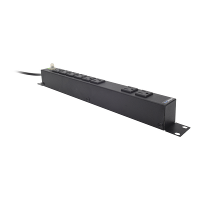 LINKEDPRO BY EPCOM - Multicontacto Horizontal (PDU) de 8 Contactos (NEMA 5-15R) Rack 19" 1UR. Voltaje Entrada/Salida: 120Vca/15A