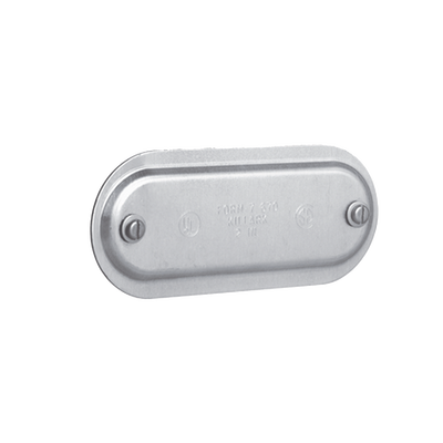 HUBBELL - Tapa de Aluminio para Caja Condulet Ovalada de 3/4".
