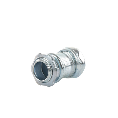 HUBBELL - Conector Recto Compresión de Acero Galvanizado para Pared Delgada de 1/2" .
