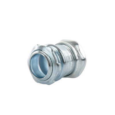 HUBBELL - Conector Recto Compresión de Acero Galvanizado para Pared Delgada de 3/4" .