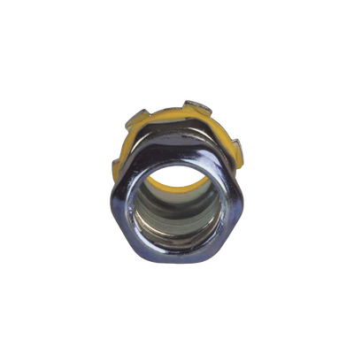 HUBBELL - Conector de Compresión Impermeable Aislado de Acero Galvanizado para Pared Delgada de 1 1/2" .