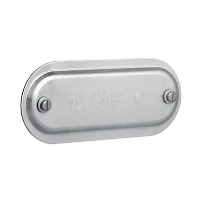 HUBBELL KILLARK - Tapa de Aluminio para Condulet Ovalada de 1".