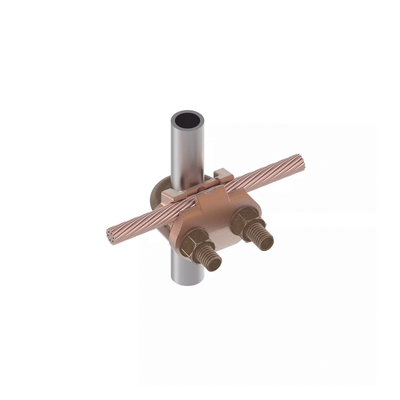 HUBBELL BURNDY - Conector Mecánico para Cable Calibre 4 a 2/0 AWG / Paralelo o 90° a Tubo de 3/8" o Varilla de 5/8" - 3/4".
