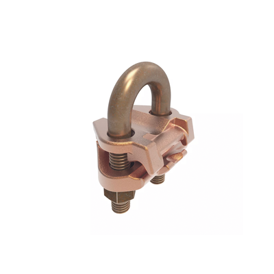 HUBBELL BURNDY - Conector Mecánico para Cable Calibre 2/0 AWG a 250 KCMIL / Paralelo o 90° a Tubo de 3/8" o Varilla de 5/8" - 3/4".