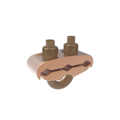 HUBBELL BURNDY - Conector Mecánico para 3 Cables para Calibre  4 AWG  - 2/0 AWG  a Tubería de 3/8" o Varilla 5/8" - 3/4" Perno 3/8".