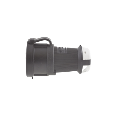 HUBBELL - Conector Industrial con Bloqueo de Media Vuelta / 30 A 120/208 V CA / Nema L21-30R / 4 Polos 5 Hilos / Color Blanco y Negro / Grado Industrial