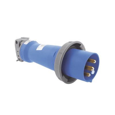 HUBBELL - Clavija industrial, 30 A, 250 V CA, 2 Polos 3 Hilos, IP67.  Grado Industrial.