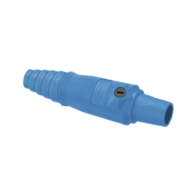 HUBBELL - Conector Hembra Unipolar de 400 A 600 V CA/CC / Grado Industrial / Tornillos de fijación dobles/ Color Azul.