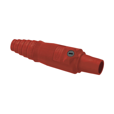 HUBBELL - Conector Hembra Unipolar de 400 A 600 V CA/CC / Grado Industrial / Tornillos de fijación dobles/ Color Rojo.
