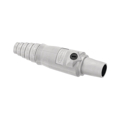 HUBBELL - Conector Hembra Unipolar de 400 A 600 V CA/CC / Grado Industrial / Tornillos de fijación dobles/ Color Blanco.