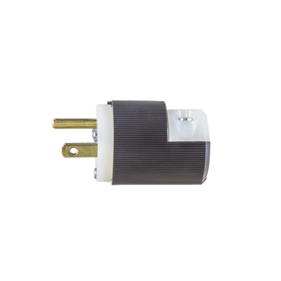 HUBBELL - Clavija Entrada Recta/ 15A 125V/ 2 Polos 3 Hilos/ Nema 5-15P/ Grado Industrial- Comercial.