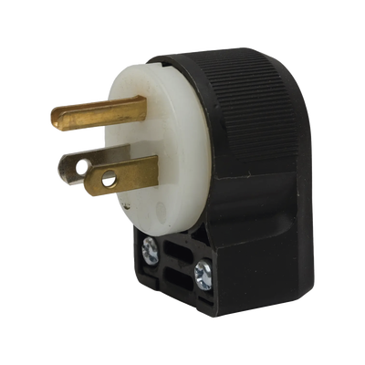 HUBBELL - Clavija Entrada Recta en Angulo/ 15A 125V/ 2 Polos 3 Hilos/ Nema 5-15P/ Grado Industrial- Comercial.