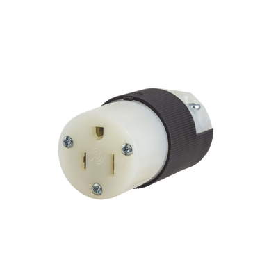 HUBBELL - Conector Entrada Recta/ 15A 125V/ 2 Polos 3 Hilos/ Nema 5-15R/ Grado Industrial- Comercial.