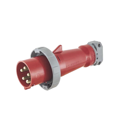 HUBBELL - Clavija industrial de 30/32 A / 200/346 - 240/415 V -  220/380 - 240/415 V CA /  4 Polos 5 Hilos / IP69 y  4X.