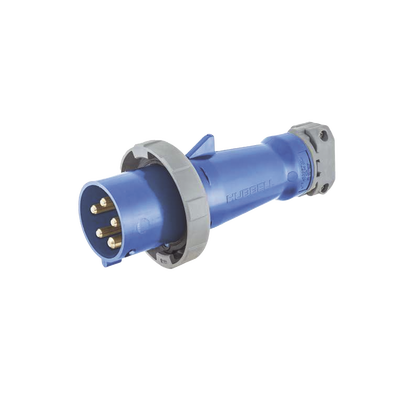 HUBBELL - Clavija industrial de 30 A / 120/208 V CA /  4 Polos 5 Hilos / IP67.