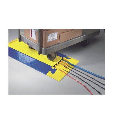 HUBBELL - Protector para Cables de 5 Canales Truk Trak / Dimensiones 914 x 508 x 58.6 mm (35.98 x 20 x 2.31 Pulgadas) / Color Azul y Amarillo.