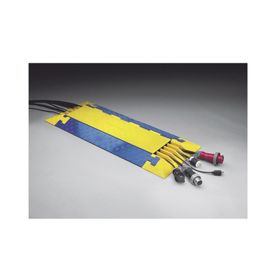 HUBBELL - Protector para Cables de 5 Canales Truk Trak / Dimensiones 914 x 508 x 58.6 mm (35.98 x 20 x 2.31 Pulgadas) / Color Azul y Amarillo.