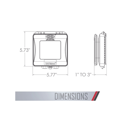 HUBBELL - Cubierta Impermeable/ 2 Unidades/ Vertical/ Servicio Pesado/ Expandible/ Color Gris.