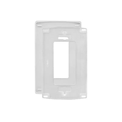 HUBBELL - Tapa para Contacto Rectangular/ Tornillos no visibles / Color Blanco.