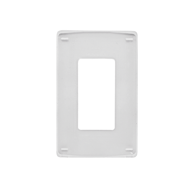 HUBBELL - Tapa para Contacto Rectangular/ Tornillos no visibles / Color Blanco.
