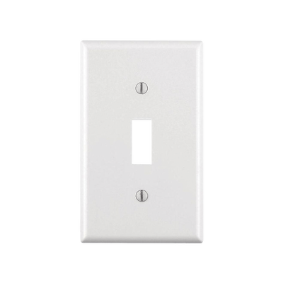HUBBELL - Placa para Interruptor de Palanca / Color Blanco.