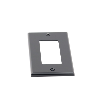 HUBBELL - Tapa para Contacto Dúplex Color Negro.