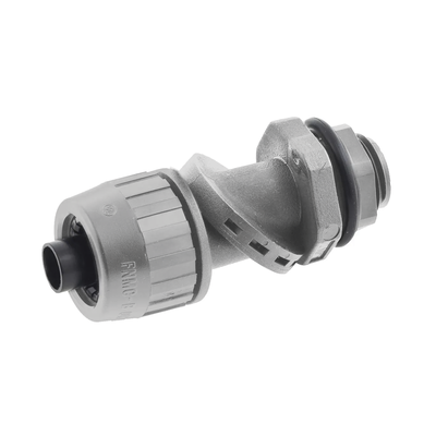 HUBBELL - Conector Multi Posición de Nylon de 3/4" para Tubería Liquidtight Polytuff.