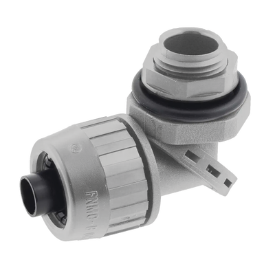 HUBBELL - Conector Multi Posición de Nylon de 3/4" para Tubería Liquidtight Polytuff.