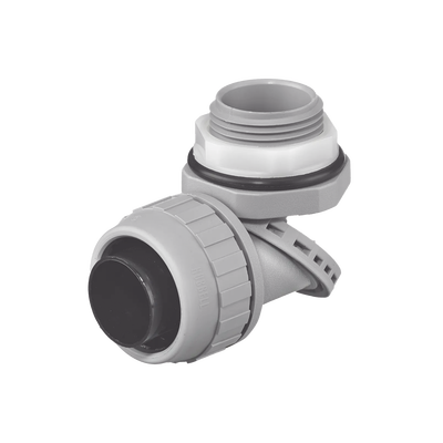 HUBBELL - Conector Multi Posición de Nylon de 1" para Tubería Liquidtight Polytuff.