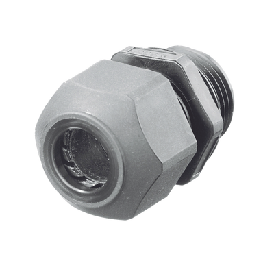 HUBBELL - Conector de Cable, Estilo Europeo, para Conductores de 0.17" a 0.45", para Conduit 1/2",  Color Gris.
