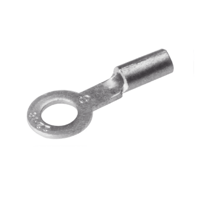 HUBBELL BURNDY - Zapata Terminal de Ojillo BURNDY para Tornillo de 1/4" (6 mm) y Calibre 12-10 AWG.