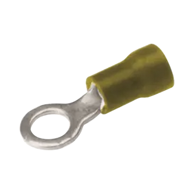 HUBBELL BURNDY - Zapata Terminal de Ojillo  para Tornillo 3/16 in (5 mm) calibre 12-10 AWG con aislamiento de vinilo.