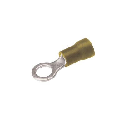 HUBBELL BURNDY - Zapata Terminal de Ojillo  para Tornillo 5/16 in (8 mm)/ Calibre 12-10 AWG / Con Aislamiento de Vinilo.