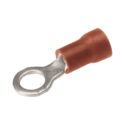 HUBBELL BURNDY - Zapata Terminal de Ojillo  para Tornillo 1/8 in (3 mm) calibre 22-16 AWG con aislamiento de vinilo.