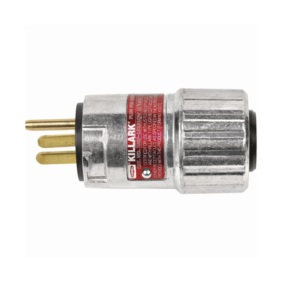 HUBBELL KILLARK - Clavija entrada recta, 20 A 125 V CA, Nema 5-20P. Uso en Áreas Clasificadas.